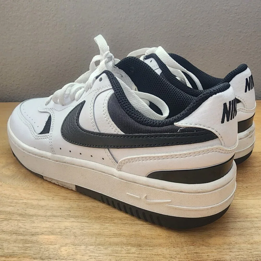 Nike Gamma Force White Black DX9176-100 Basketball Shoes Womens Sz 7